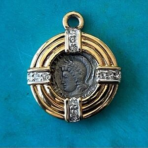 Stunning coin pendant